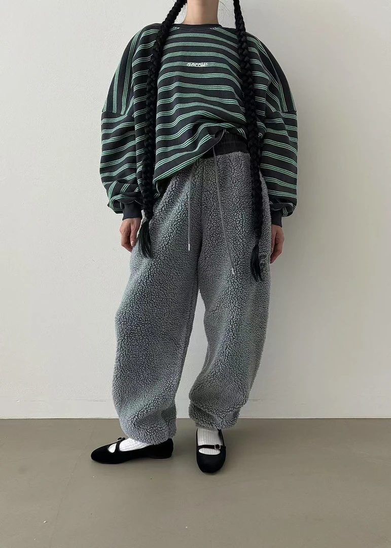 【非凡领域】韩国东大门正品/NO退/GVR/条纹卫衣/012004