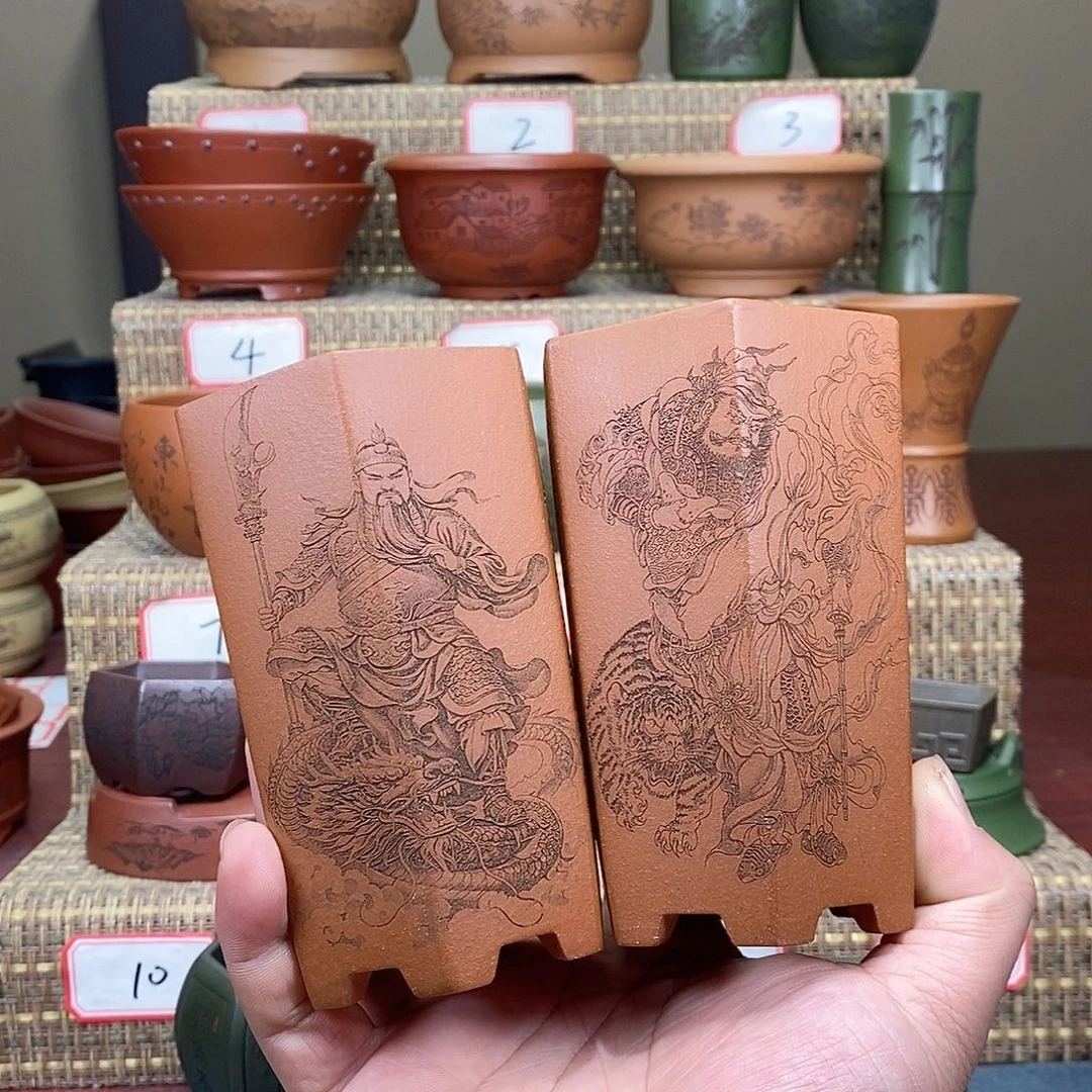 紫砂花盆这两种方法