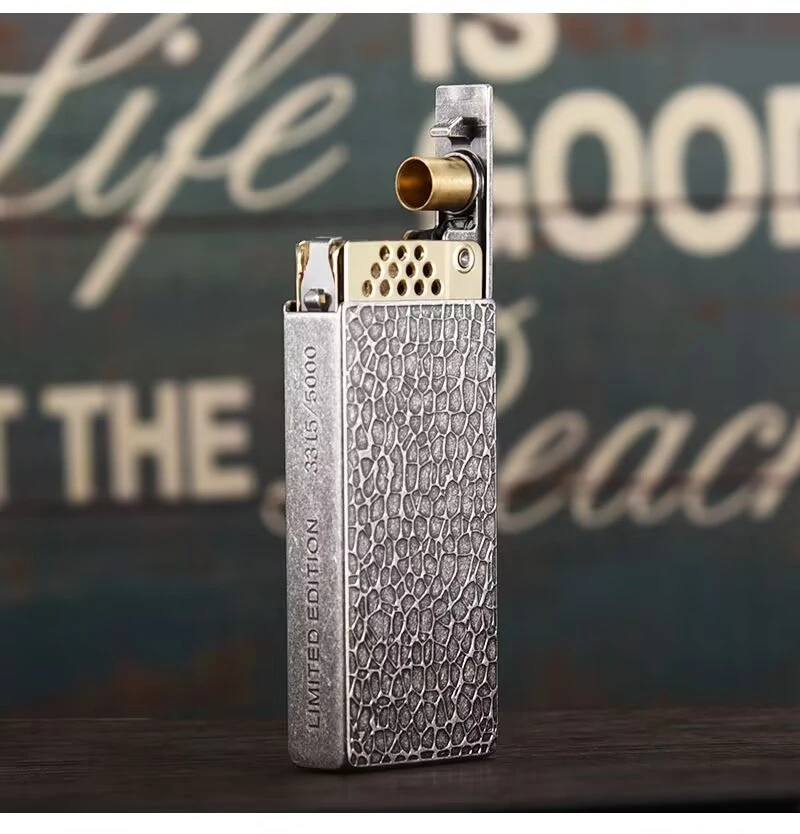 升级款二代升降设计火柴盒煤油打火机个性复古经典送男礼物