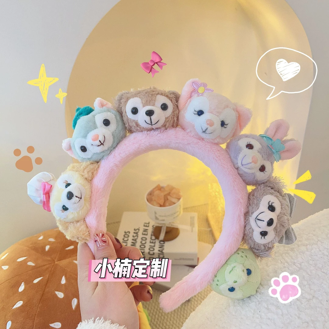 新款雪莉玫发饰 同款发箍 7仔米妮毛绒气质头箍可爱甜美