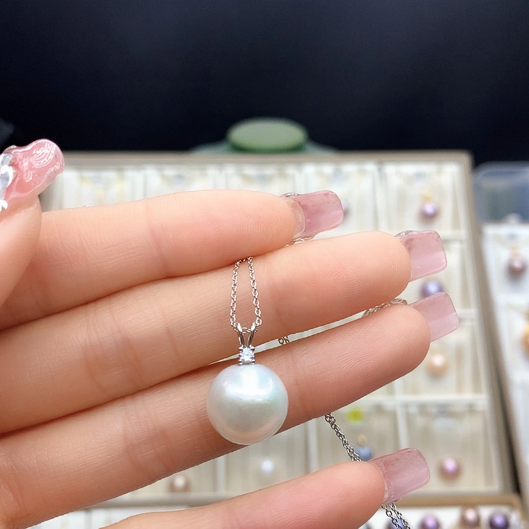 淡水珍珠颈饰合金