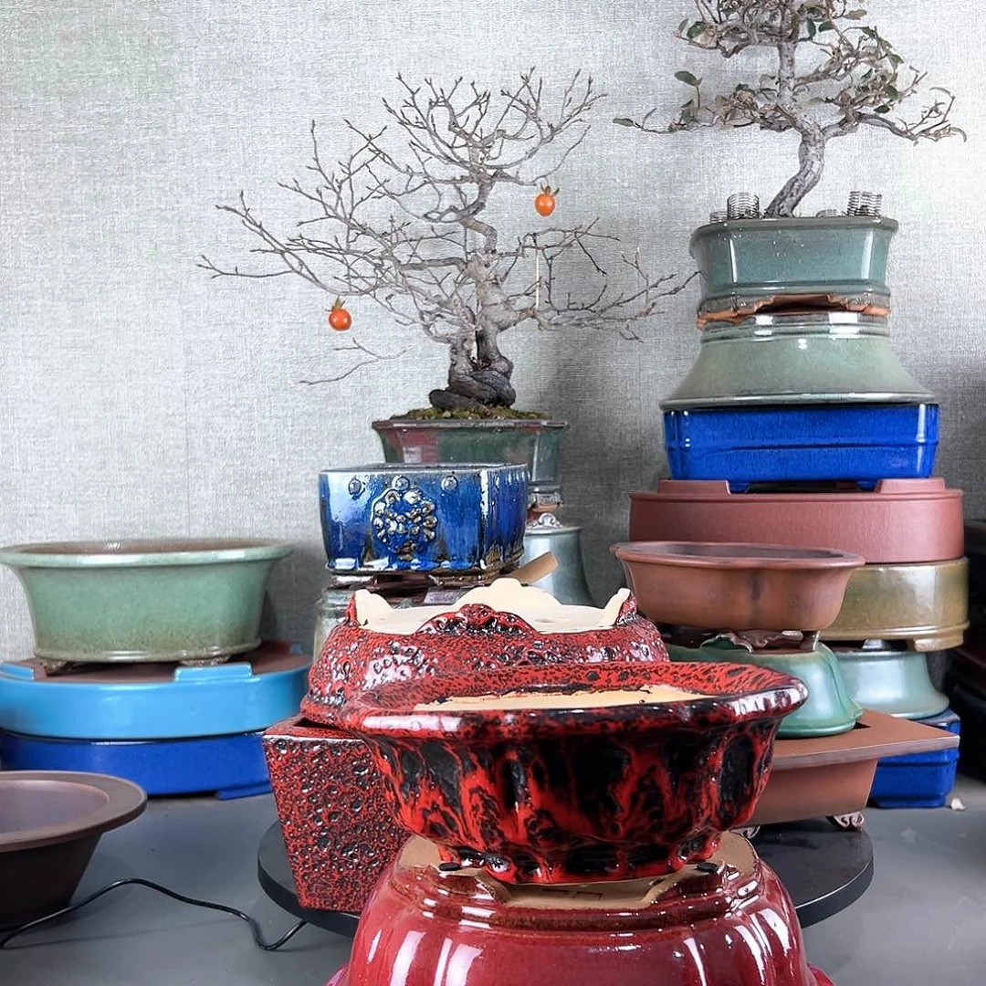 砚***舟高温釉盆一只一只