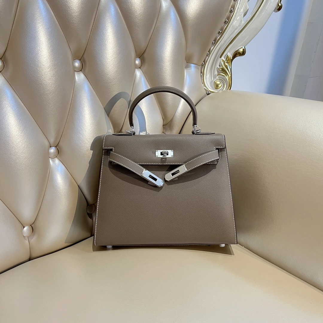 时尚轻奢经典手提斜挎女包MKT153卡其色