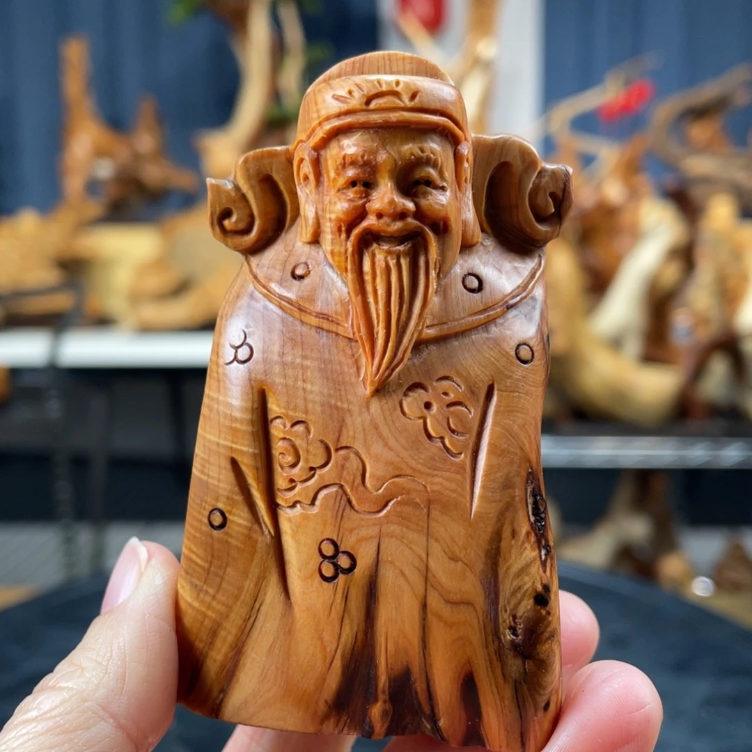 柏木（崖柏）手把件