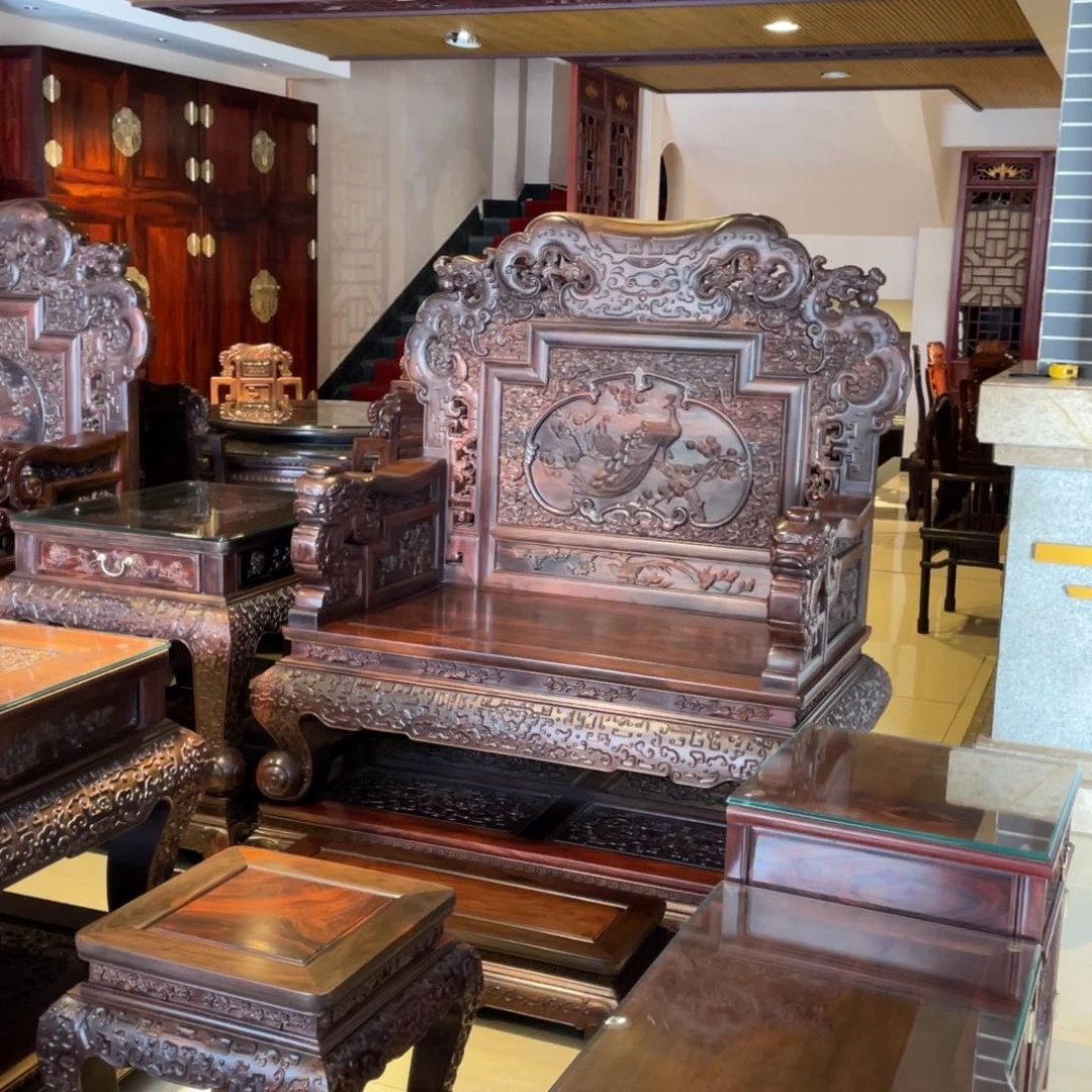 红酸枝木类成套家具