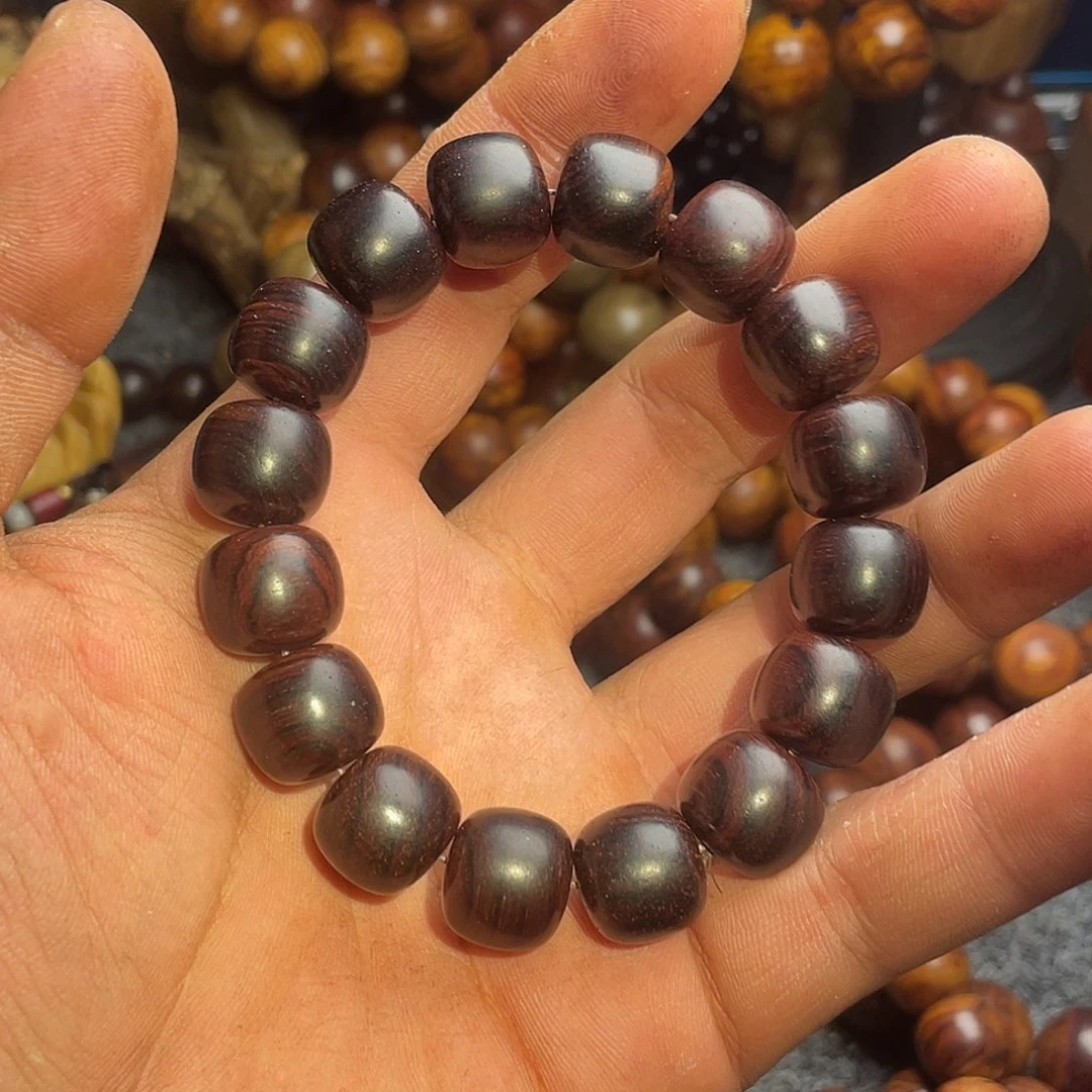 降香黄檀海黄紫油梨老料手串13-14mm