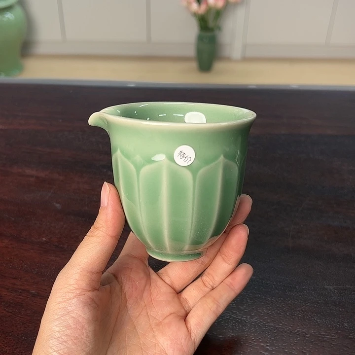 龙泉云间青瓷小米茶器