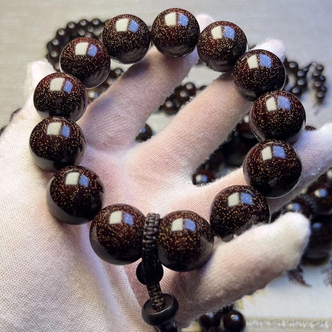 檀香紫檀（小叶紫檀）1.8 13颗爆星