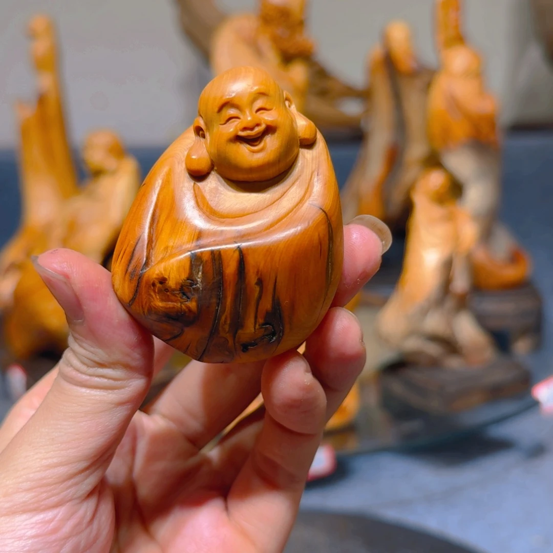 柏木（崖柏）金****杨崖柏手把件摆件