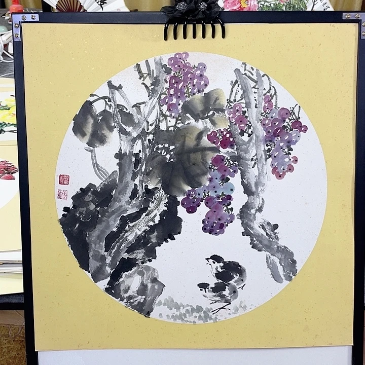 国画张圣敏先生纯手绘作品