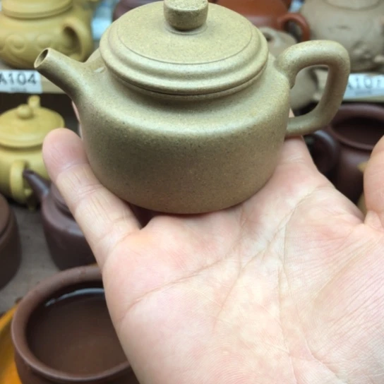 茶壶紫砂青段泥得中100豪升左右