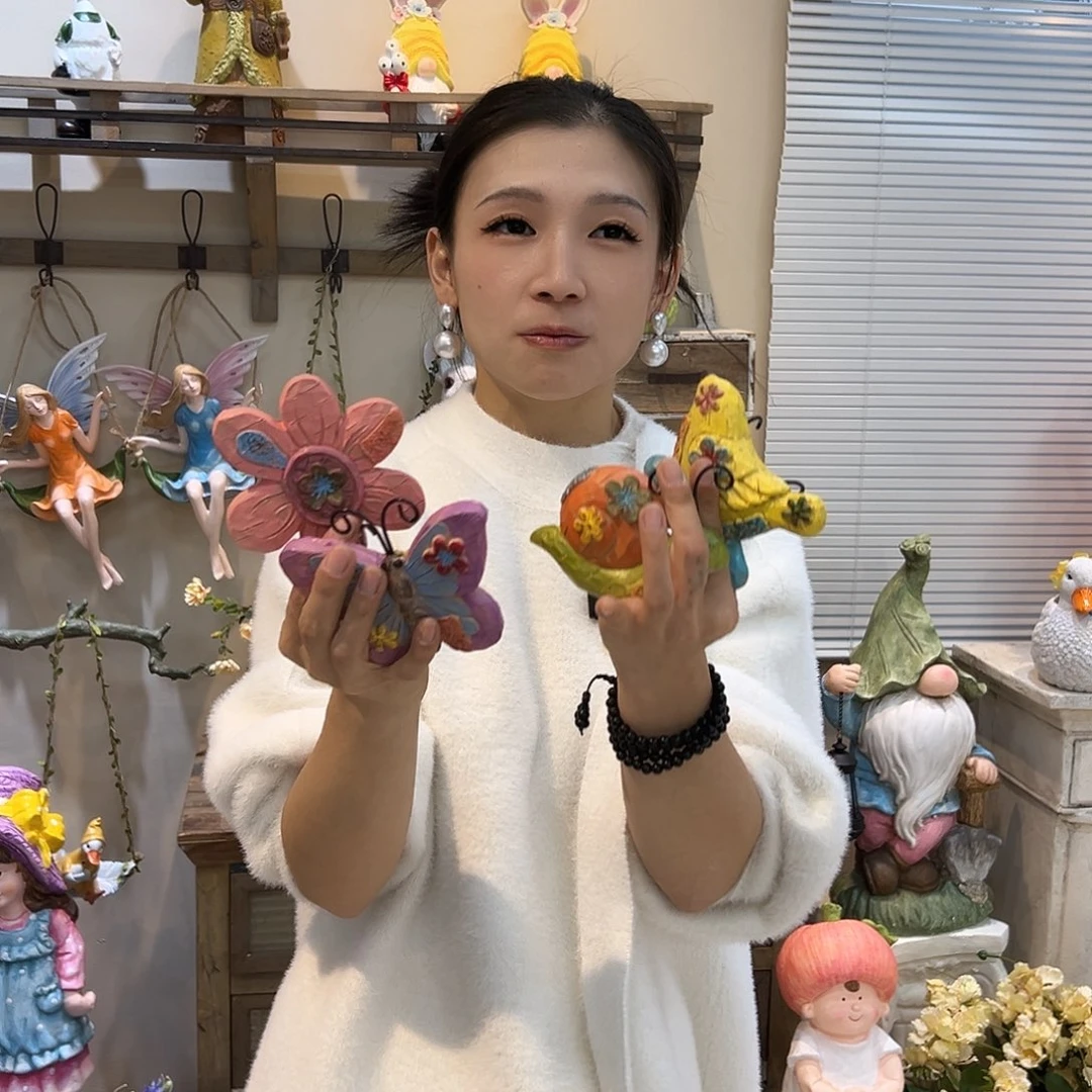 花园摆件红红火火