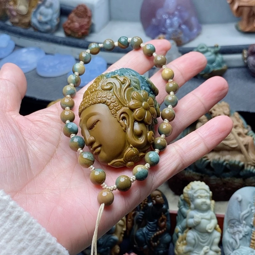 【闪购商品】定制石英质玉吊坠未镶嵌斑****）