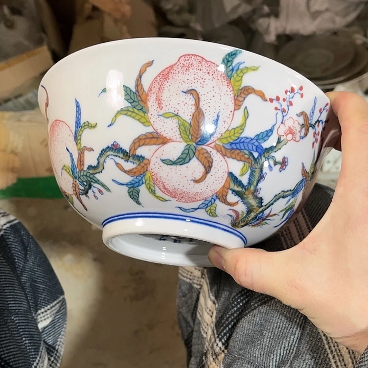 瓷片金*///////直径20厘米。红。