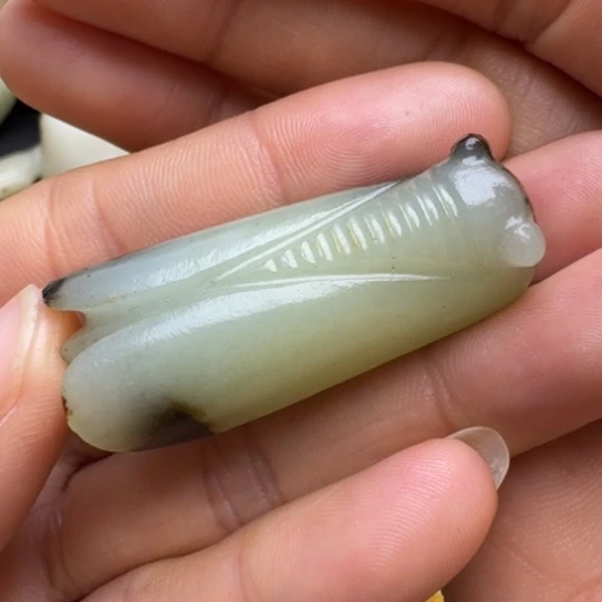 和田玉挂件未镶嵌一**雨