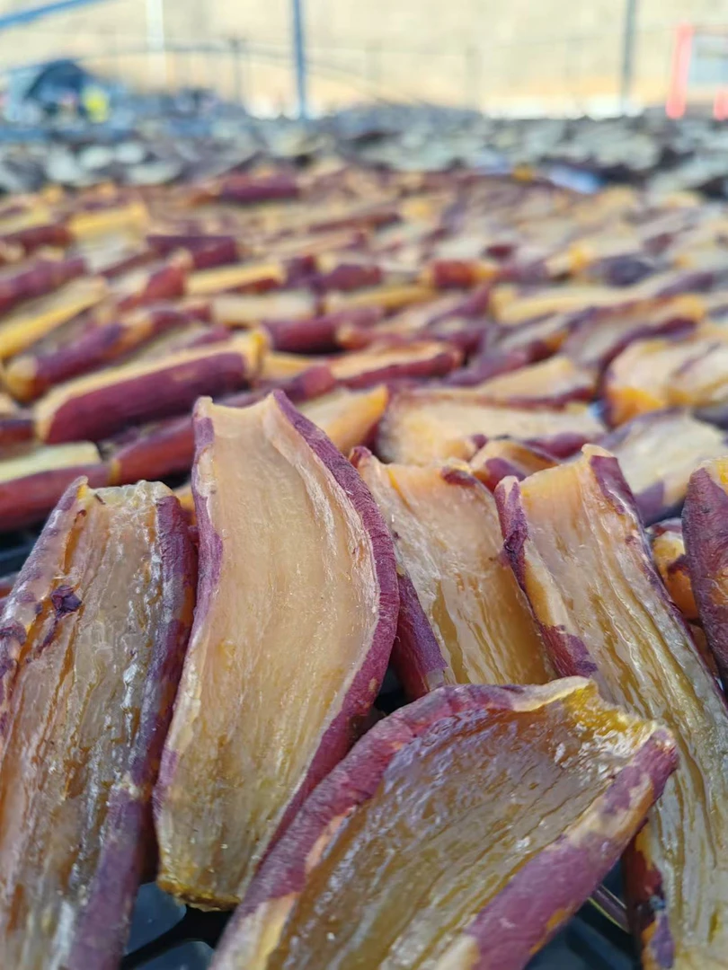 自然晾晒带皮精品红瑶薯干