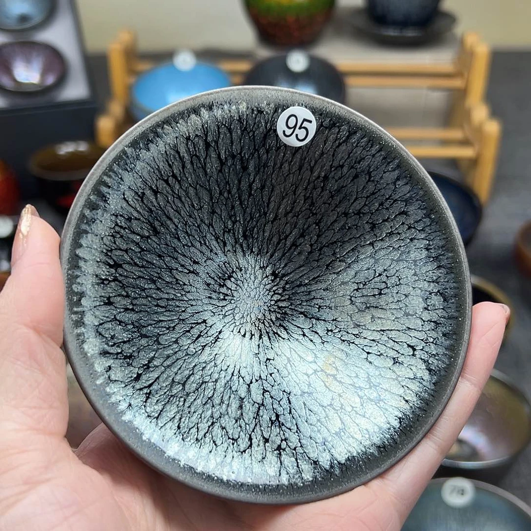 茶盏水**㵘百花斗笠手工