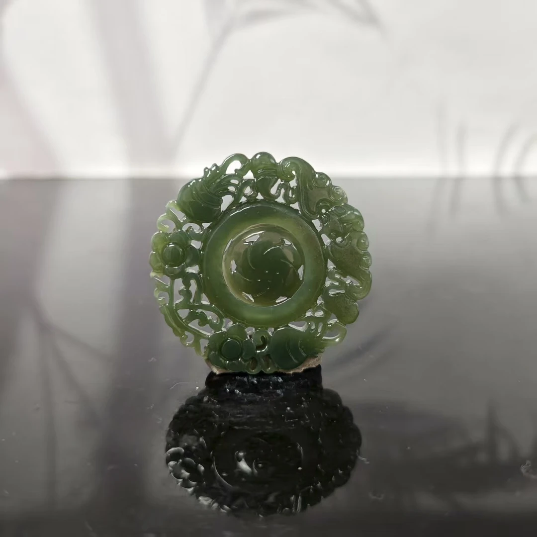 Z和田玉时来运转吊坠2603