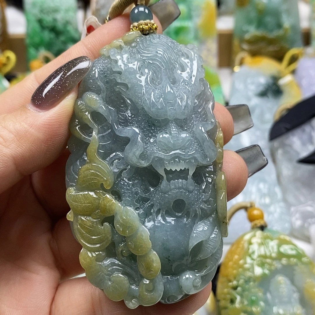 翡翠未镶嵌颈饰天然a货翡翠