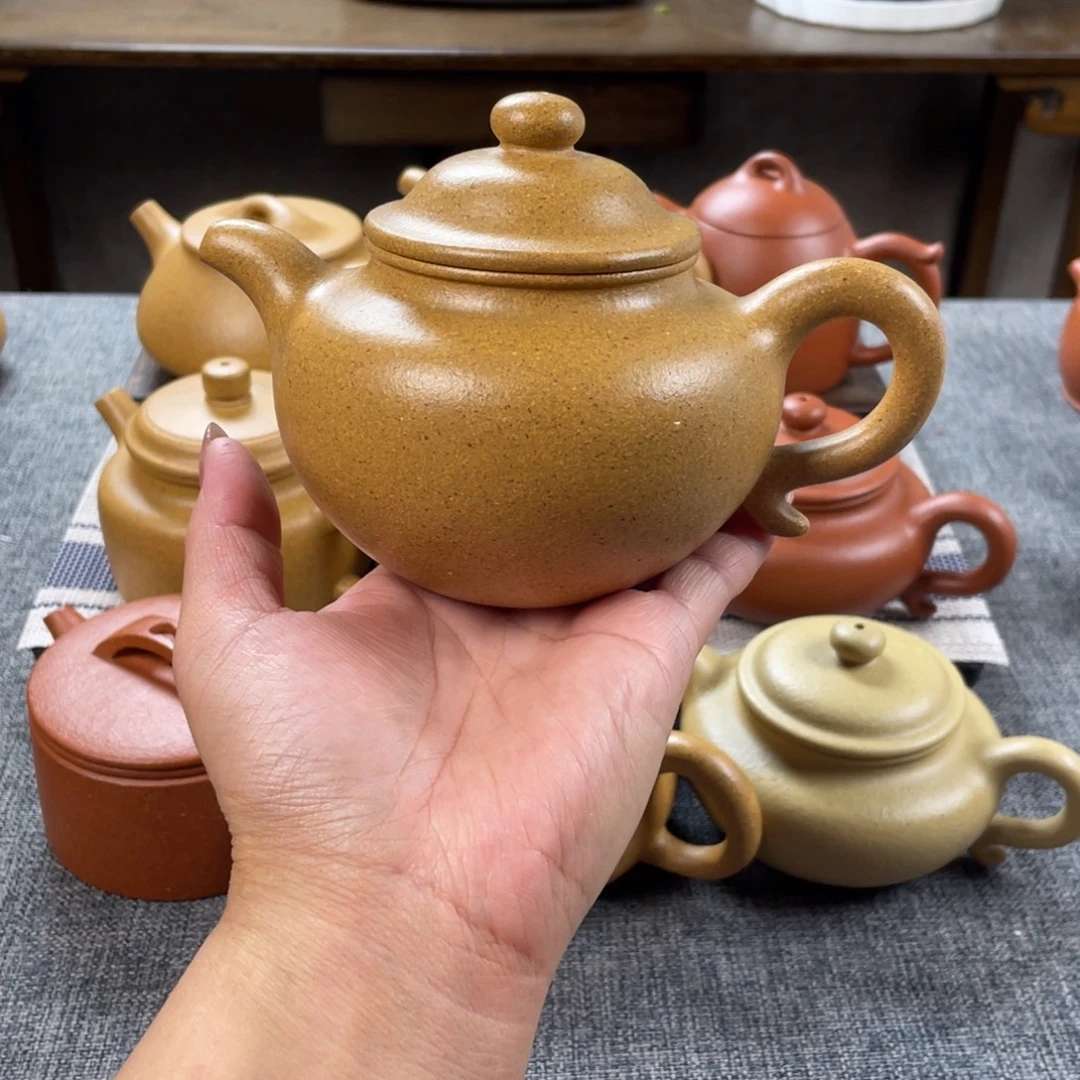 茶壶紫砂黄金段连子全手30目330