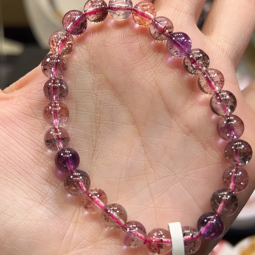 水晶手串未镶嵌超七7.6mm