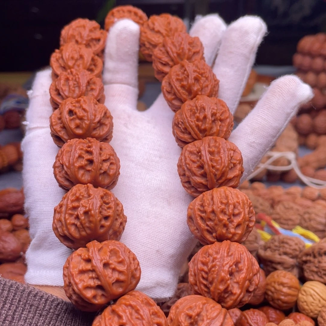 文玩核桃吊坠京八棱