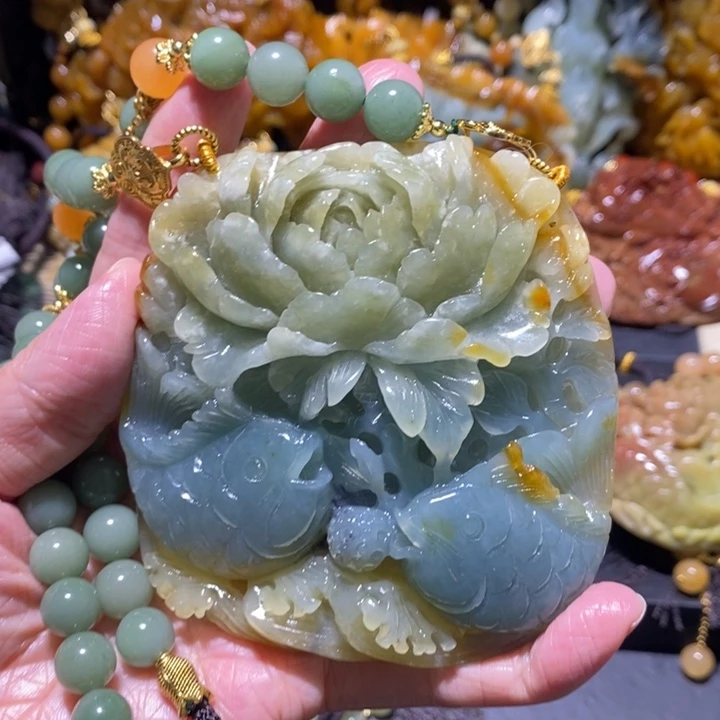 岫玉岫玉吊坠未镶嵌