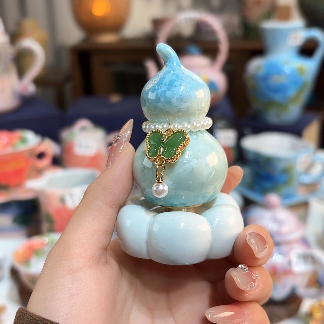 景德镇手绘高温釉下彩陶瓷茶具