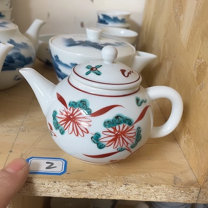 瓷片010 一人直播，看品直播间说序号