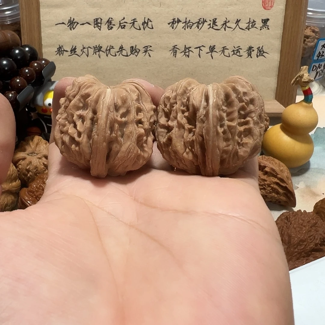 60号文玩核桃39尺拱桥楼小瑕疵
