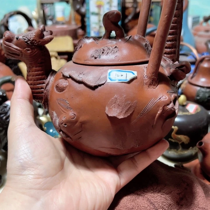 紫砂壶收藏起来了！