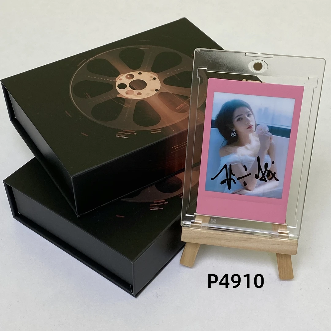 P4910 张予曦 正品拍立得照片 粉边边框