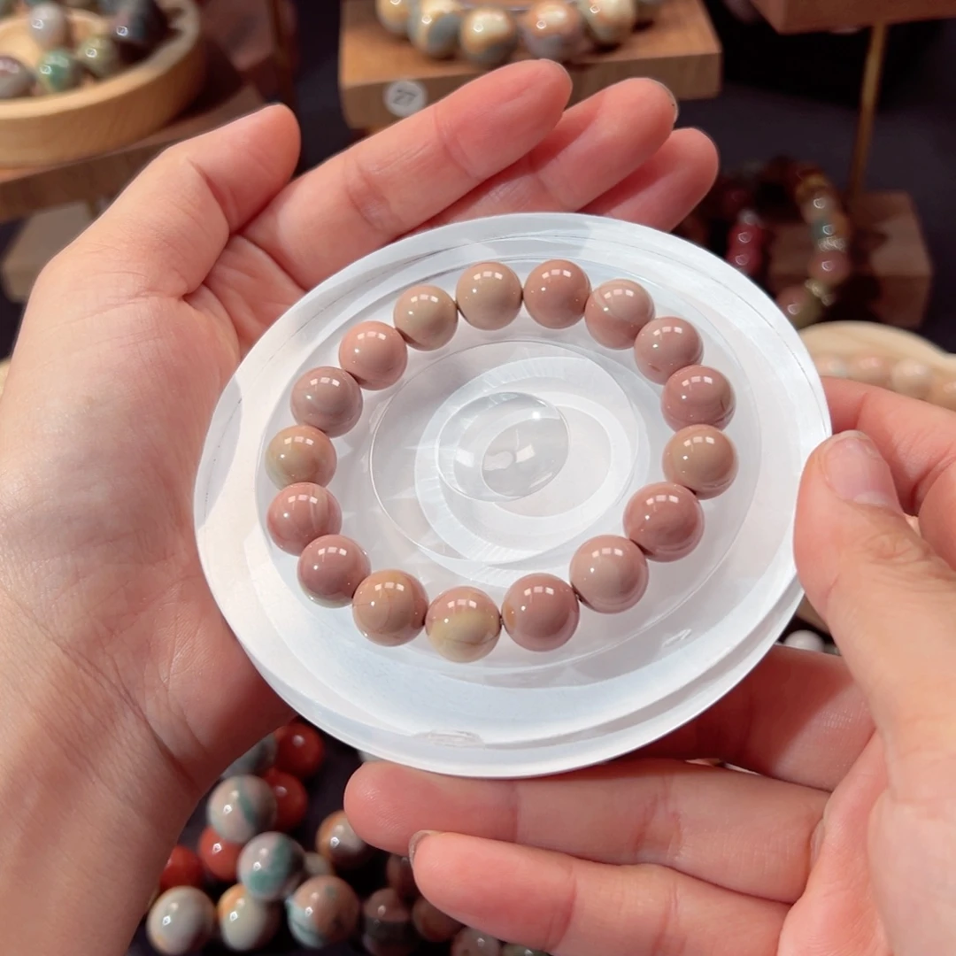 石英质玉手链未镶嵌紫*41