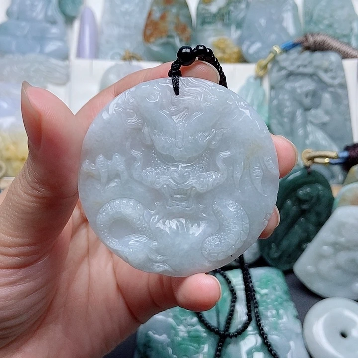 翡翠未镶嵌吊坠(不含链)翡翠