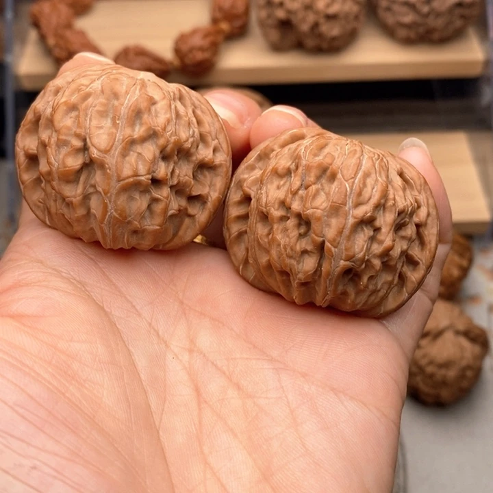把件核桃文玩核桃把件磨盘