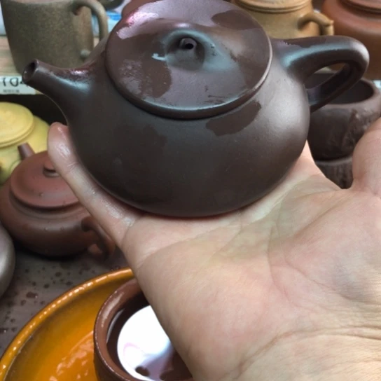 茶壶紫砂紫泥石飘200豪升左右