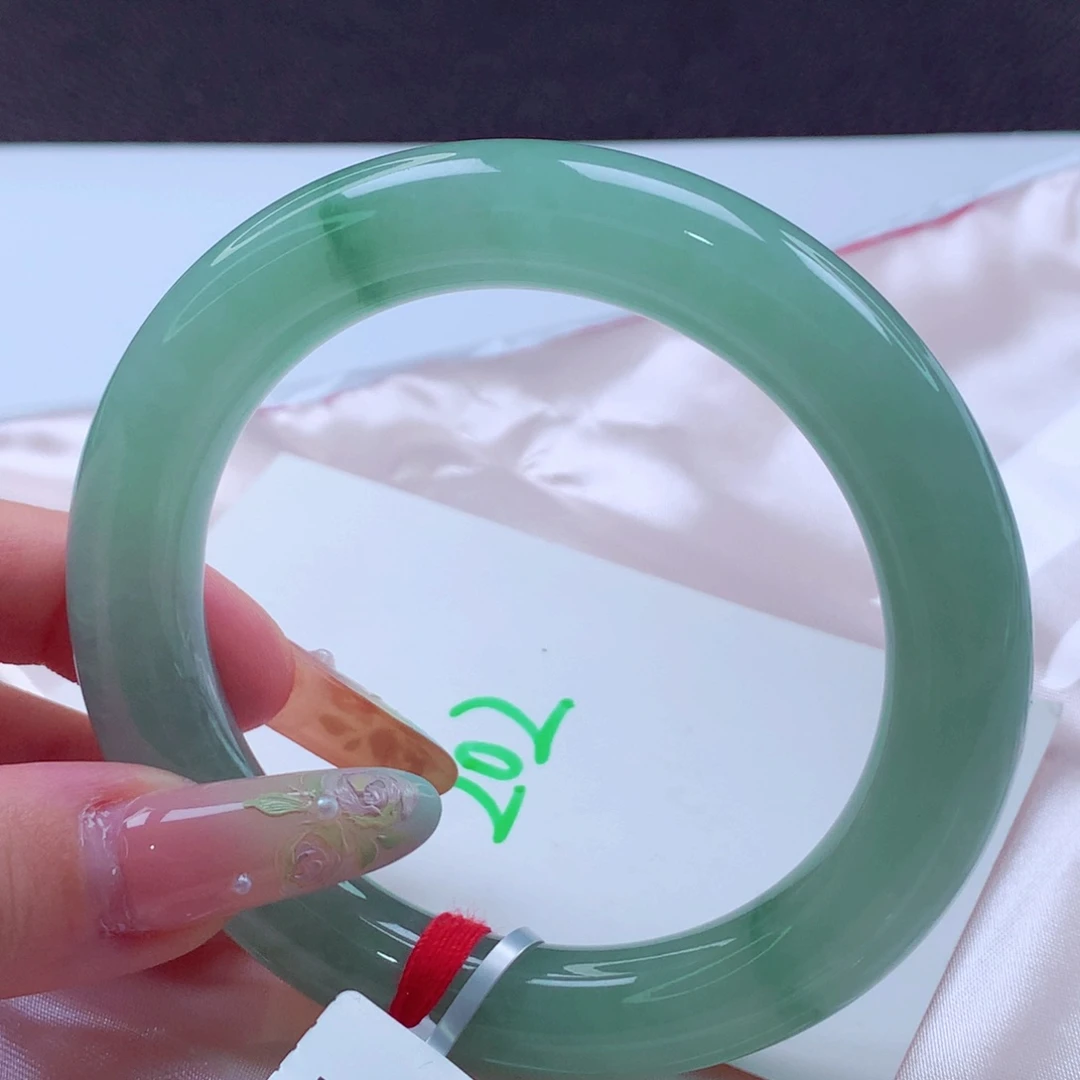 翡翠手镯未镶嵌天然缅甸翡翠A货手镯 202号