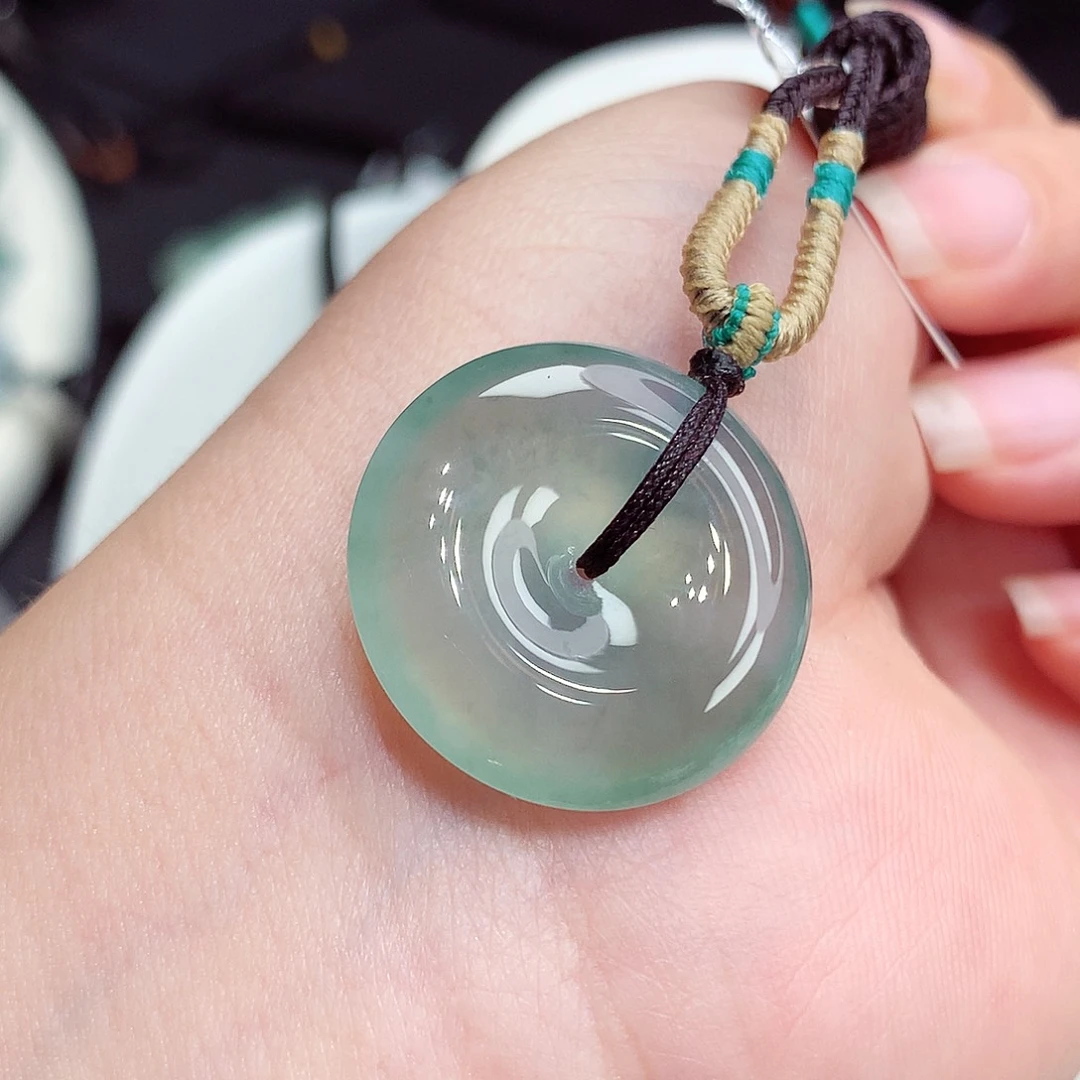 翡翠未镶嵌胸饰翡翠78，23.5/5.9