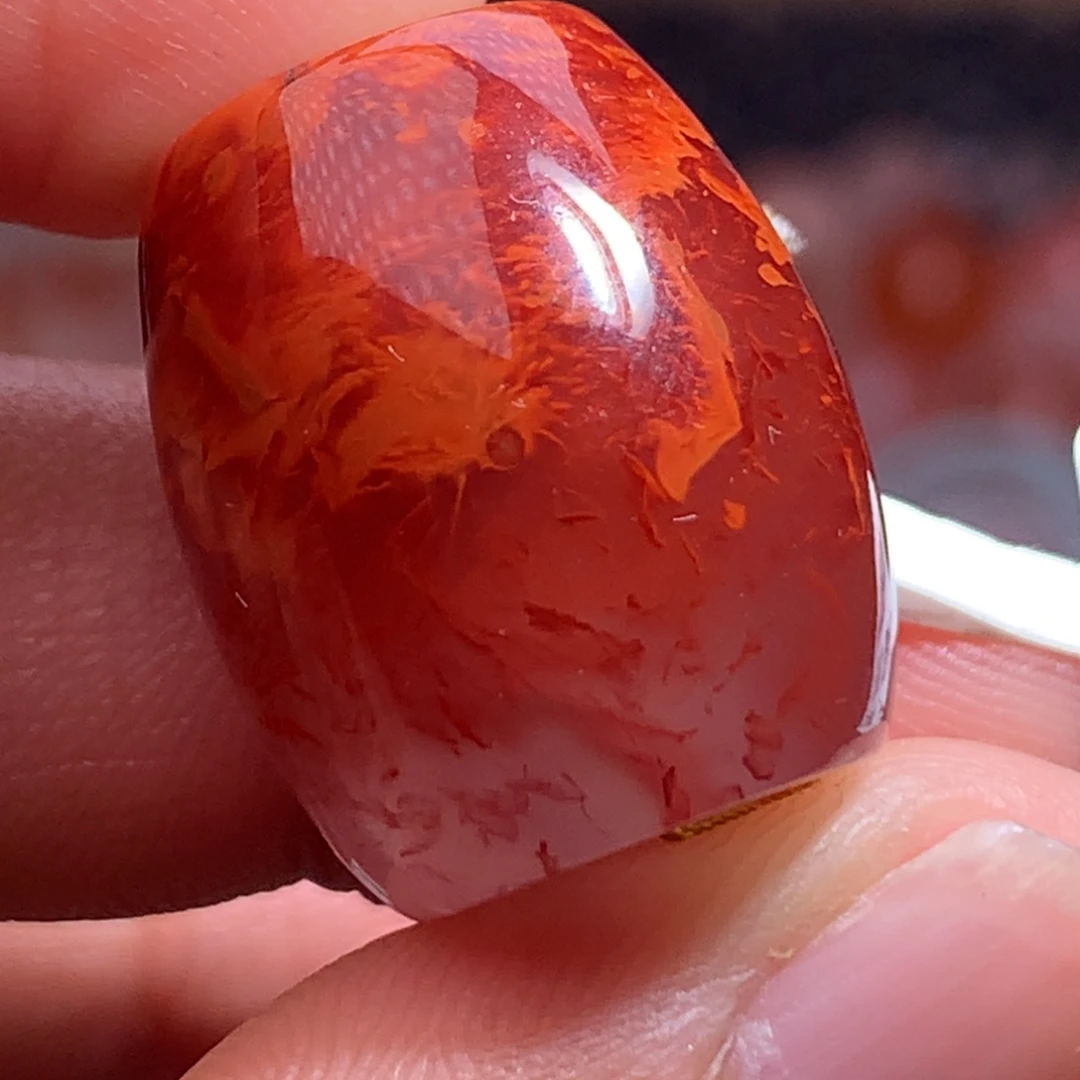 南红玛瑙未镶嵌珠宝半成品桶珠