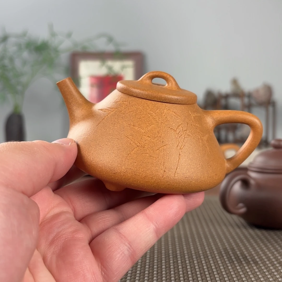 吃***哦茶壶紫砂微瑕黄龙山原矿紫砂壶