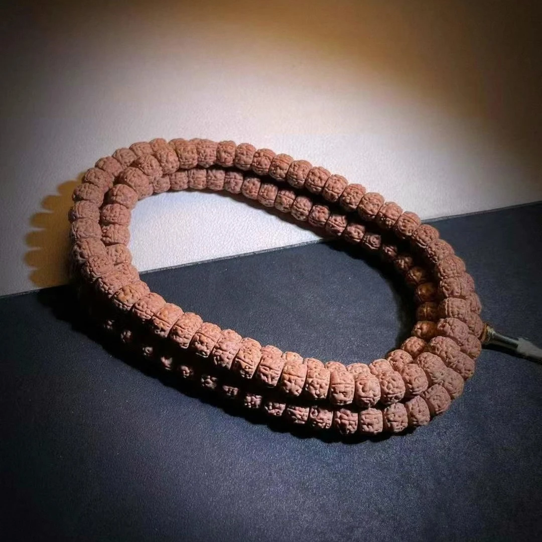 DR精工藏式厚切一代盘龙纹小金刚菩提佛珠脖挂