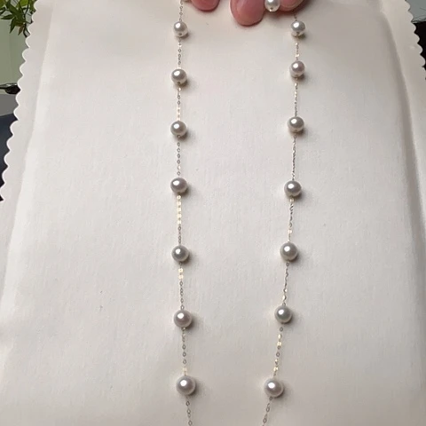 淡水珍珠颈饰未镶嵌