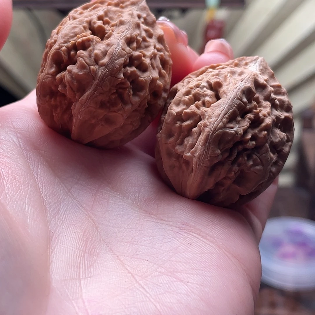 文玩核桃把件楸刀鱼42