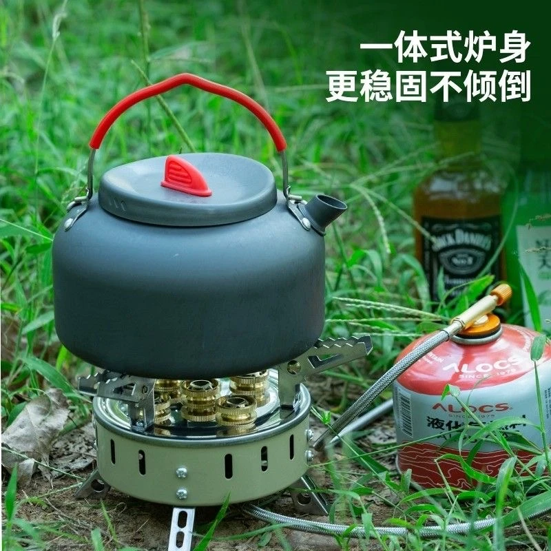 户外椅子猛火灶露营野炊装备全套户外灶具卡式炉便携式炉子燃气炉