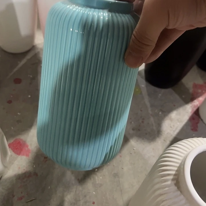 蓝灯笼一个陶瓷19.5厘米