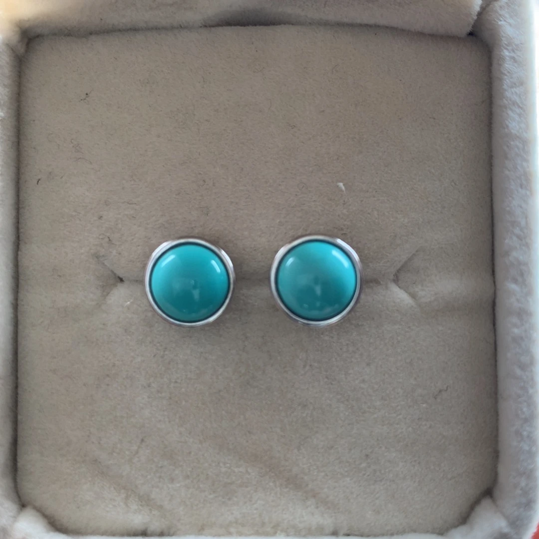 绿松石珠宝奇石银S925镶嵌