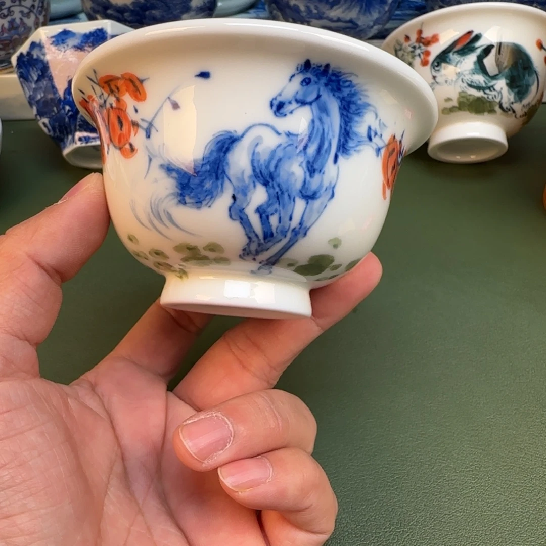 纯手工纯手绘茶具石头87