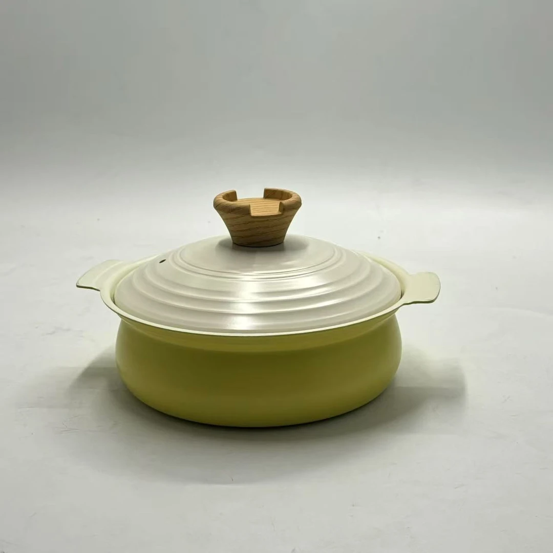 (品质高货)20cm黄色汤锅桌面海鲜锅（Q1）