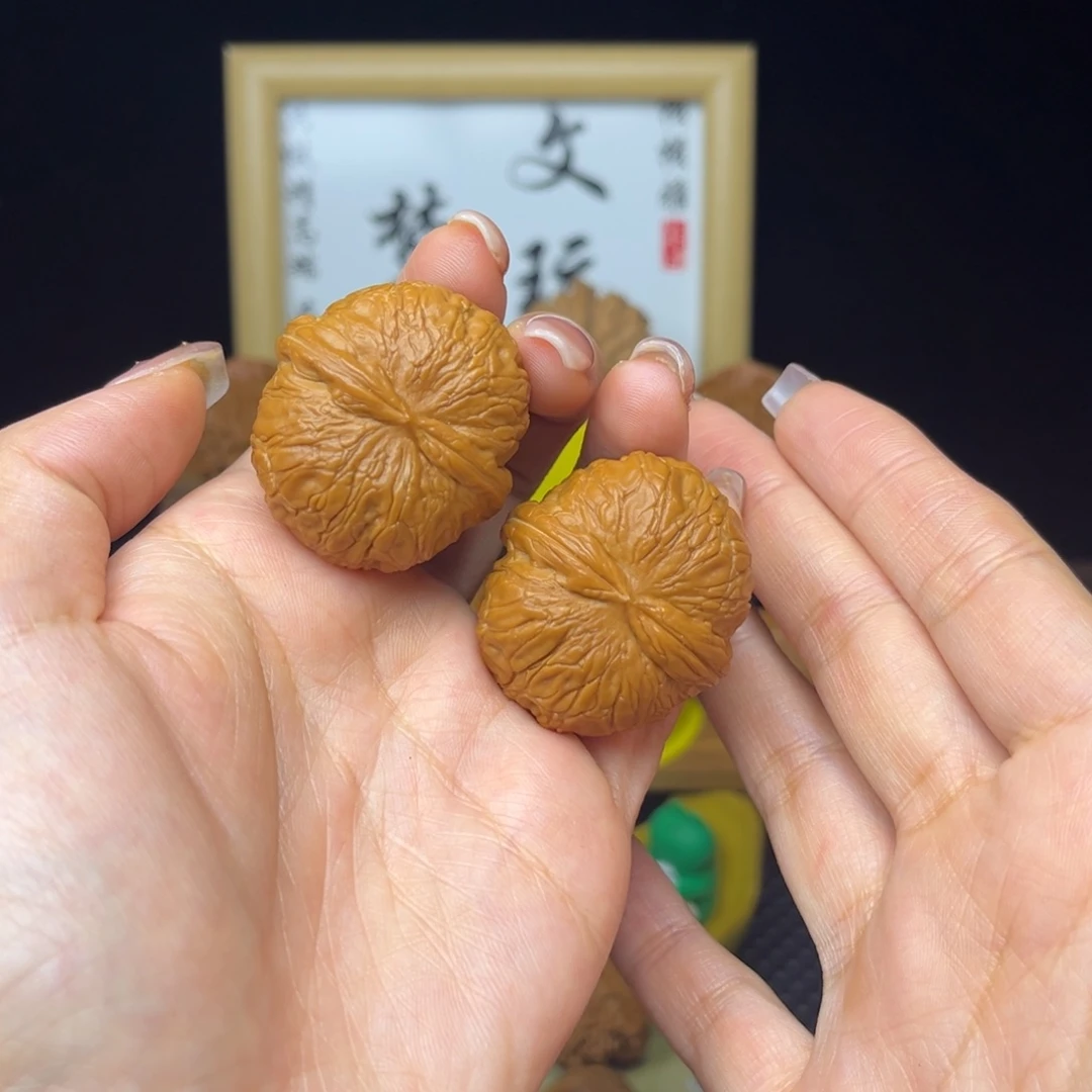 吊坠文玩核桃球宝37➕打底全头茬果