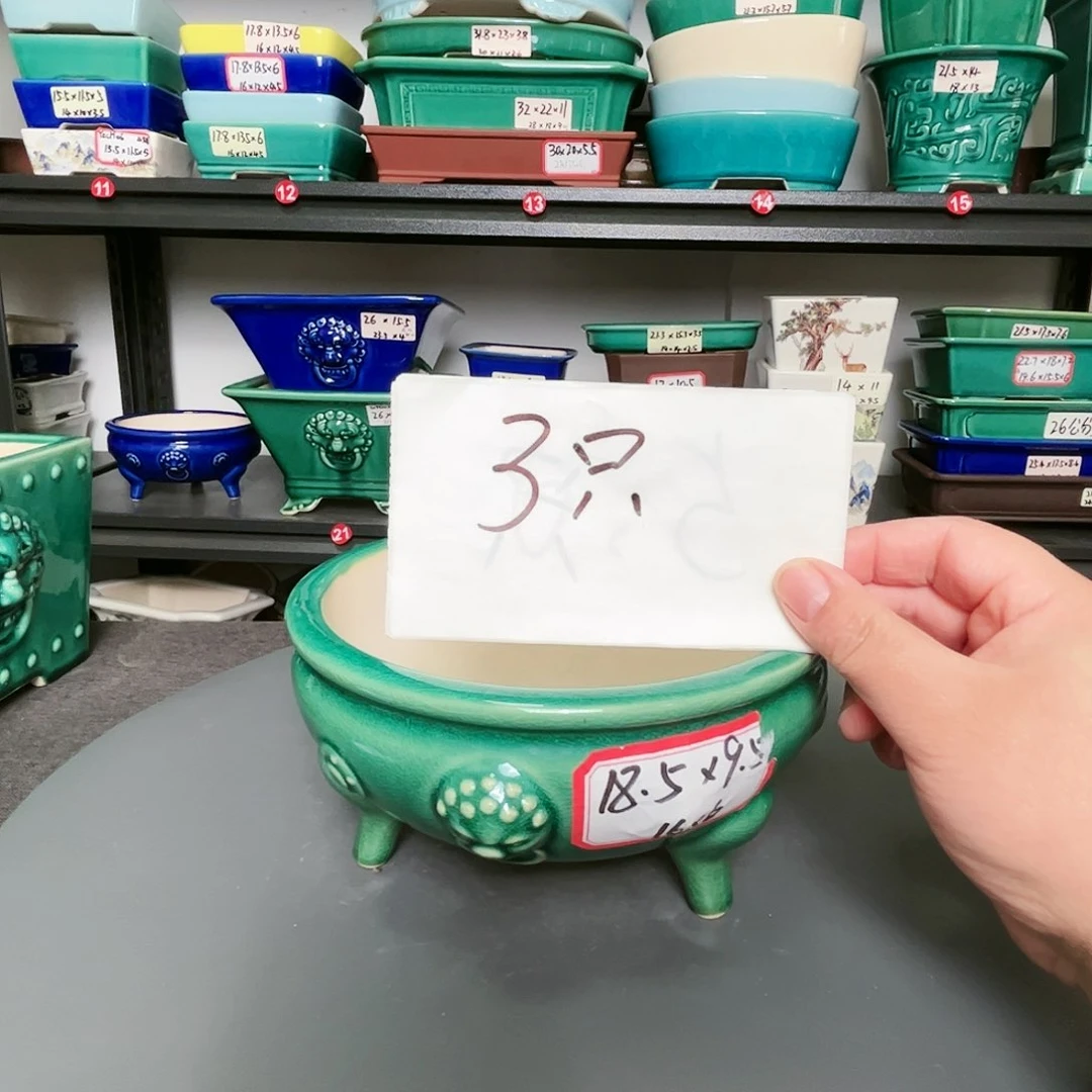 红陶古****筑紫砂花盆里面